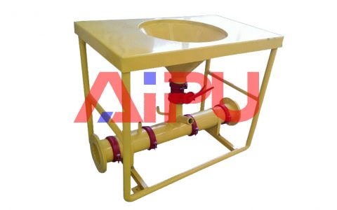Drilling mud mixer hopper