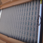 Corrugated shaker screen