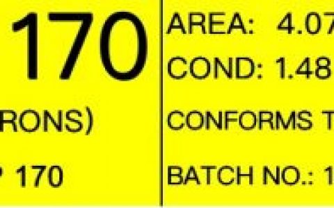 Screen tags for shaker screen compliant with API RP13C